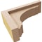 Ekena Millwork 3"W x 9"D x 6"H Classic Warren Rough Cedar Woodgrain TimberThane Corbel, Primed Tan CORUR03X09X06WARRCPR - alternate 6